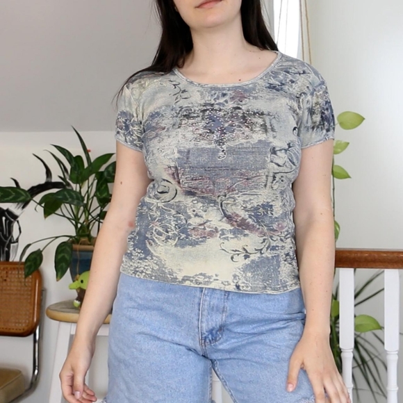 Y2K Bedazzled T - Picture 4 of 5